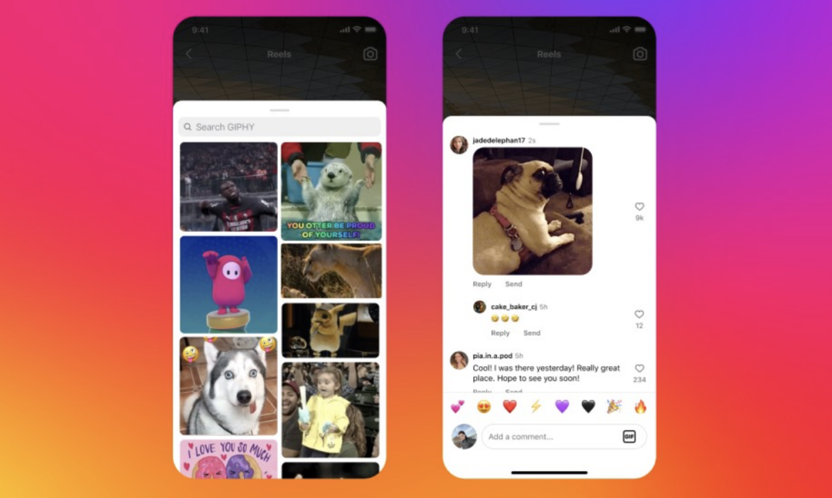 Instagram : vous pouvez enfin commenter des posts avec des GIF
